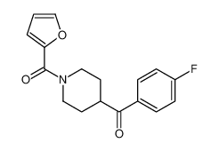 [4-(4-Fluorobenzoyl)-1-piperidinyl](2-furyl)methanone 606086-10-6