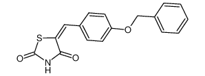 5-(4-(benzyloxy)benzylidene)thiazolidine-2,4-dione 262844-52-0