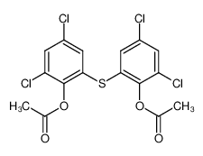 57548-01-3 spectrum, bis-(2-acetoxy-3,5-dichloro-phenyl)-sulfide