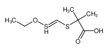 133944-74-8 spectrum, 2-((EthoxyThioxo Methyl)Thio)-2-Methylpropanoic Acid