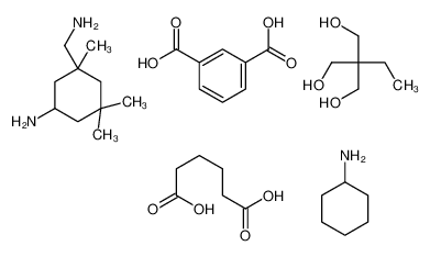 环己胺-改性的1,3-苯二甲酸与5-氨基-1,3,3-三甲基环己烷甲胺,2-乙基