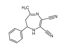 5-Methyl-7-phenyl-6,7-dihydro-1H-1,4-diazepine-2,3-dicarbonitrile 51802-61-0