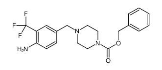 benzyl 4-[[4-amino-3-(trifluoromethyl)phenyl]methyl]piperazine-1-carboxylate 853297-17-3