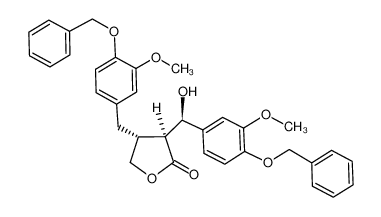 111266-04-7 (2S,3R)-3-(4-benzyloxy-3-methoxybenzyl)-2-[(R)-(4-benzyloxy-3-methoxyphenyl)(hydroxy)methyl]-4-butanolide