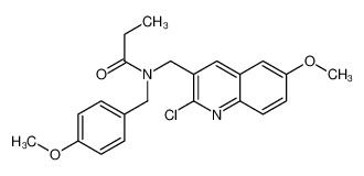 606102-89-0 structure, C22H23ClN2O3