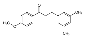 3-(3,5-二甲基苯基)-1-(4-甲氧基苯基)-1-丙酮