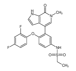 1445993-26-9 structure, C22H19F2N3O4S