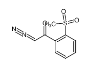 90417-64-4 spectrum, o-Methylsulfon-ω-diazo-acetophenon