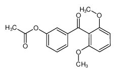 [3-(2,6-dimethoxybenzoyl)phenyl] acetate 890100-40-0