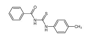 6281-61-4 spectrum, N-[(4-methylphenyl)carbamothioyl]benzamide