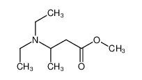 33611-41-5 spectrum, methyl 3-(diethylamino)butanoate