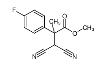 methyl 3,3-dicyano-2-(4-fluorophenyl)-2-methylpropanoate 1350855-61-6