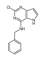 2-氯-N-(苯基甲基)-5H-吡咯并[3,2-d]嘧啶-4-胺