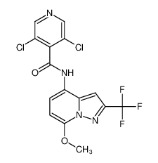 1454802-87-9 structure, C15H9Cl2F3N4O2