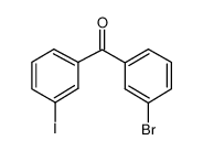 890098-12-1 structure, C13H8BrIO