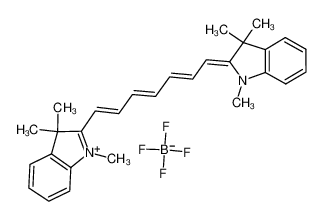 1,1',3,3,3',3'-HEXAMETHYLINDOTRICARBOCYANINE TETRAFLUOROBORATE 61575-73-3