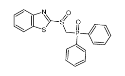 α-(diphenylphosphoryl)methyl 2-benzothiazolylsulfoxide