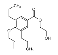 2-羟基乙基4-丙-2-烯氧基-3,5-二丙基苯甲酸酯