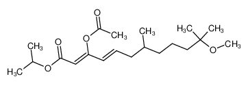 80957-93-3 Isopropyl (2Z,4E)-3-Acetoxy-11-methoxy-7,11-dimethyl-2,4-dodecadienoate