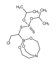 100446-55-7 structure, C14H29ClNO5PS2Si