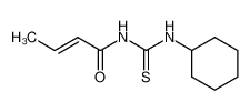 115983-15-8 spectrum, N-(2-butenoyl)-N'-(cyclohexyl)thiourea