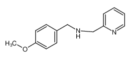 1-(4-methoxyphenyl)-N-(pyridin-2-ylmethyl)methanamine 121020-62-0