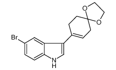 5-Bromo-3-(1,4-dioxaspiro[4.5]dec-7-en-8-yl)-1H-indole 282546-99-0