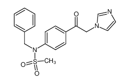 N-<4-<2-(1H-imidazol-1-yl)-1-oxoethyl>phenyl>-N-(phenylmethyl)methanesulfonamide