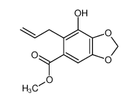 219500-46-6 spectrum, 6-Allyl-7-hydroxy-benzo[1,3]dioxole-5-carboxylic acid methyl ester