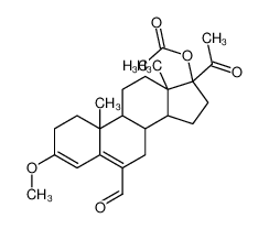 17-(乙酰氧基)-3-甲氧基-20-氧代-孕甾-3,5-二烯-6-甲醛