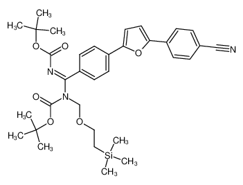 591736-05-9 structure, C34H43N3O6Si