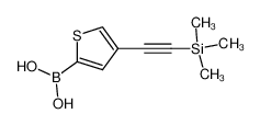 4-((trimethylsilyl)ethynyl)thiophen-2-ylboronic acid 1142948-00-2