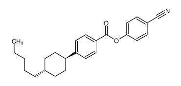 反式-4-(4-戊基环己基)苯甲酸对氰基苯酚酯