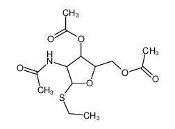 4-acetamido-2-(acetoxymethyl)-5-(ethylthio)tetrahydrofuran-3-yl acetate