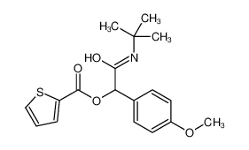 [2-(tert-butylamino)-1-(4-methoxyphenyl)-2-oxoethyl] thiophene-2-carboxylate 606114-60-7