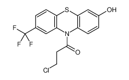 3-chloro-1-[7-hydroxy-2-(trifluoromethyl)phenothiazin-10-yl]propan-1-one 65020-15-7