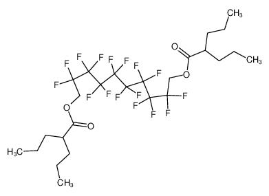 [2,2,3,3,4,4,5,5,6,6,7,7,8,8,9,9-hexadecafluoro-10-(2-propylpentanoyloxy)decyl] 2-propylpentanoate 544446-07-3