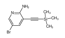 5-溴-3-((三甲基甲硅烷基)乙炔)吡啶-2-胺