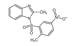 2-methyl-1-(2-methyl-5-nitro-benzenesulfonyl)-1H-benzoimidazole 93987-29-2