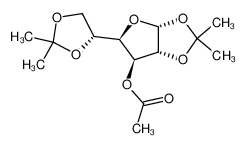 [(3aR,5R,6S,6aR)-5-[(4R)-2,2-dimethyl-1,3-dioxolan-4-yl]-2,2-dimethyl-3a,5,6,6a-tetrahydrofuro[2,3-d][1,3]dioxol-6-yl] acetate 16713-80-7