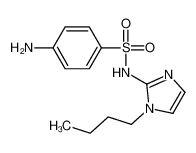 4-amino-N-(1-butylimidazol-2-yl)benzenesulfonamide 71795-54-5