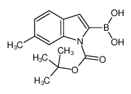 1-BOC-6-甲基吲哚-2-硼酸