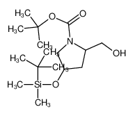 2-Methyl-2-propanyl 4-{[dimethyl(2-methyl-2-propanyl)silyl]oxy}-2 -(hydroxymethyl)-1-pyrrolidinecarboxylate 288399-09-7