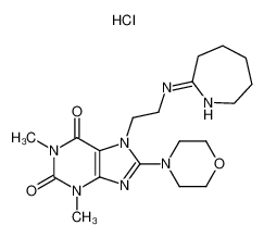 109054-64-0 structure, C19H30ClN7O3