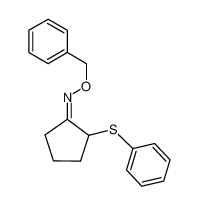 300674-94-6 2-phenylsulfanyl-cyclopentanone O-benzyl-oxime