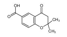 2,2-dimethyl-4-oxo-3H-chromene-6-carboxylic acid 65372-54-5