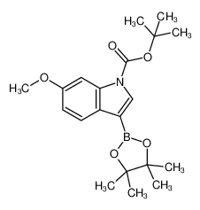 1256360-00-5 structure, C20H28BNO5