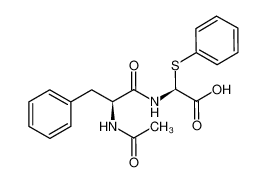 (2S)-2-[[(2S)-2-乙酰氨基-3-苯基丙酰基]氨基]-2-苯基硫基乙酸