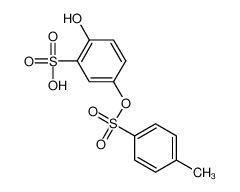 2-hydroxy-5-(4-methylphenyl)sulfonyloxybenzenesulfonic acid 57775-26-5