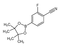 2-fluoro-4-(4,4,5,5-tetramethyl-1,3,2-dioxaborolan-2-yl)benzonitrile 870238-67-8